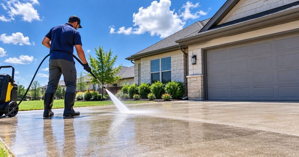 Best pressure washing methods for Texas driveways in 2026