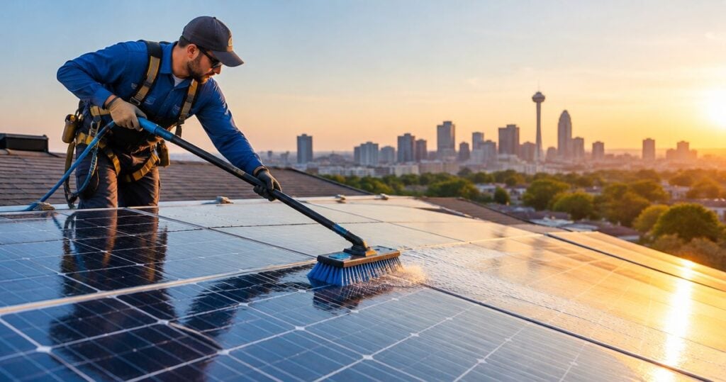 Best solar panel cleaning services in San Antonio 2026